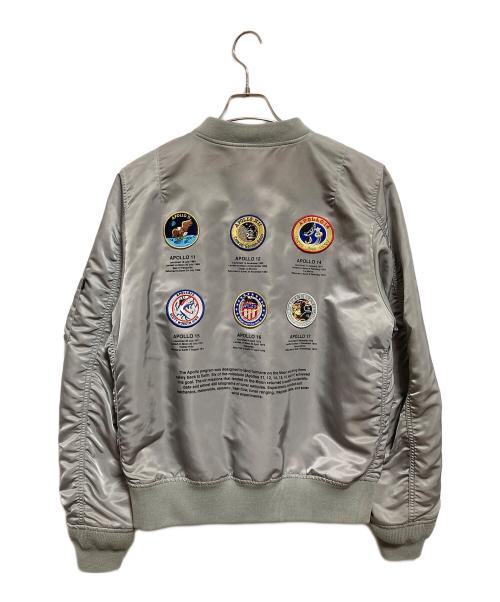 AVIREX（アヴィレックス）AVIREX (アヴィレックス) L-2B アポロII フライトジャケット グレー サイズ:Lの古着・服飾アイテム
