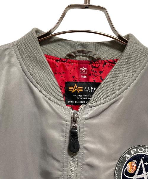 AVIREX（アヴィレックス）AVIREX (アヴィレックス) L-2B アポロII フライトジャケット グレー サイズ:Lの古着・服飾アイテム