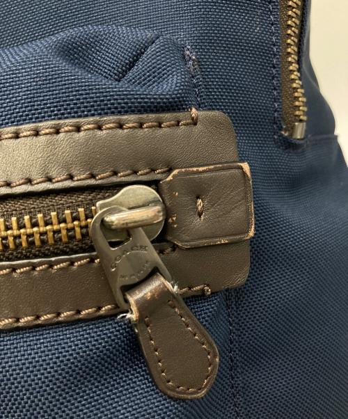 COACH（コーチ）COACH (コーチ) アカデミーバックパック ブラウン×ネイビーの古着・服飾アイテム