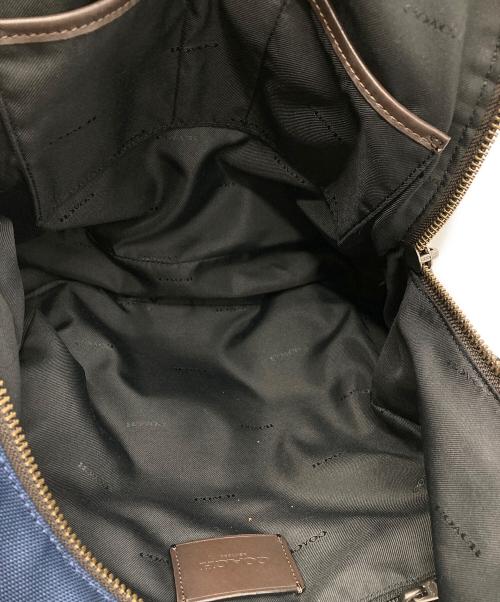 COACH（コーチ）COACH (コーチ) アカデミーバックパック ブラウン×ネイビーの古着・服飾アイテム
