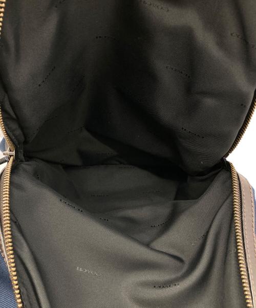 COACH（コーチ）COACH (コーチ) アカデミーバックパック ブラウン×ネイビーの古着・服飾アイテム