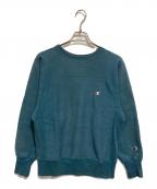 Champion REVERSE WEAVEチャンピオン リバース ウィーブ）の古着「90s クルーネックスウェット」｜ブルー