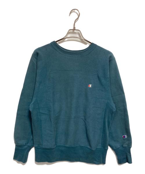 Champion REVERSE WEAVE（チャンピオン リバース ウィーブ）Champion REVERSE WEAVE (チャンピオン リバース ウィーブ) 90s クルーネックスウェット ブルー サイズ:Mの古着・服飾アイテム