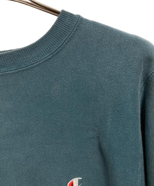 Champion REVERSE WEAVE（チャンピオン リバース ウィーブ）Champion REVERSE WEAVE (チャンピオン リバース ウィーブ) 90s クルーネックスウェット ブルー サイズ:Mの古着・服飾アイテム