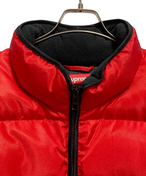 SUPREME（シュプリーム）SUPREME (シュプリーム) Reflective Sleeve Logo Puffy Jacket レッド サイズ:Lの古着・服飾アイテム