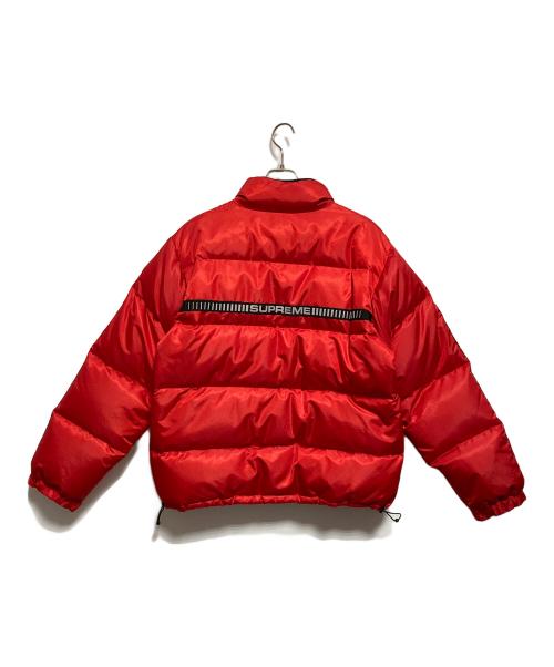 SUPREME（シュプリーム）SUPREME (シュプリーム) Reflective Sleeve Logo Puffy Jacket レッド サイズ:Lの古着・服飾アイテム