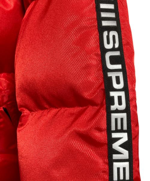 SUPREME（シュプリーム）SUPREME (シュプリーム) Reflective Sleeve Logo Puffy Jacket レッド サイズ:Lの古着・服飾アイテム