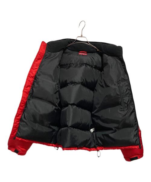 SUPREME（シュプリーム）SUPREME (シュプリーム) Reflective Sleeve Logo Puffy Jacket レッド サイズ:Lの古着・服飾アイテム