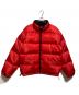 SUPREME（シュプリーム）の古着「Reflective Sleeve Logo Puffy Jacket」｜レッド