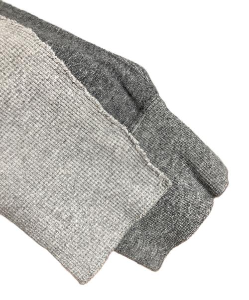 FACETASM（ファセッタズム）FACETASM (ファセッタズム) LAYERD WAFFLE SWEAT グレー サイズ:3の古着・服飾アイテム