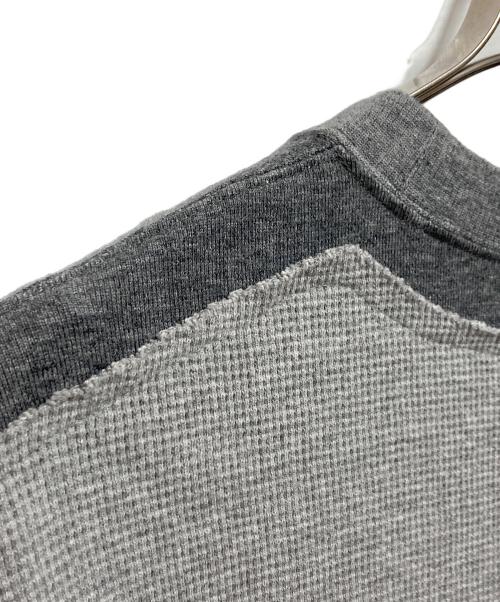 FACETASM（ファセッタズム）FACETASM (ファセッタズム) LAYERD WAFFLE SWEAT グレー サイズ:3の古着・服飾アイテム