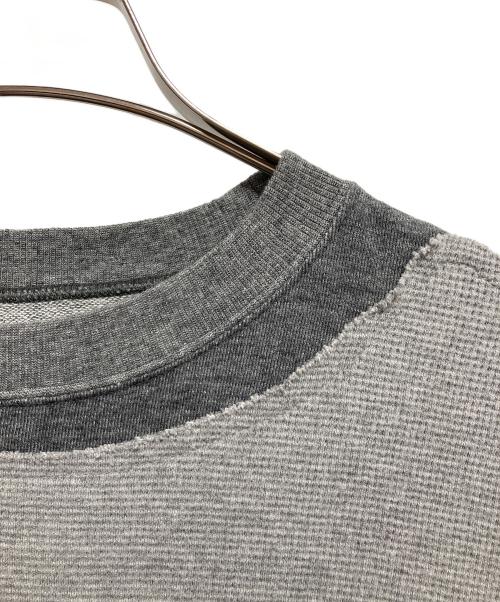 FACETASM（ファセッタズム）FACETASM (ファセッタズム) LAYERD WAFFLE SWEAT グレー サイズ:3の古着・服飾アイテム