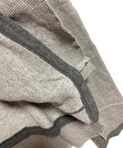 FACETASM（ファセッタズム）FACETASM (ファセッタズム) LAYERD WAFFLE SWEAT グレー サイズ:3の古着・服飾アイテム