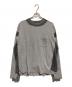 FACETASM（ファセッタズム）の古着「LAYERD WAFFLE SWEAT」｜グレー