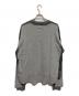 FACETASM (ファセッタズム) LAYERD WAFFLE SWEAT グレー サイズ:3：8000円