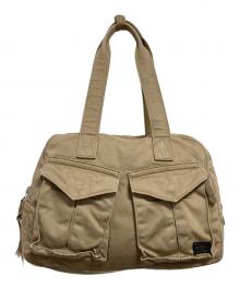 PORTER（ポーター）の古着「BOSTON BAG(S)」｜ベージュ