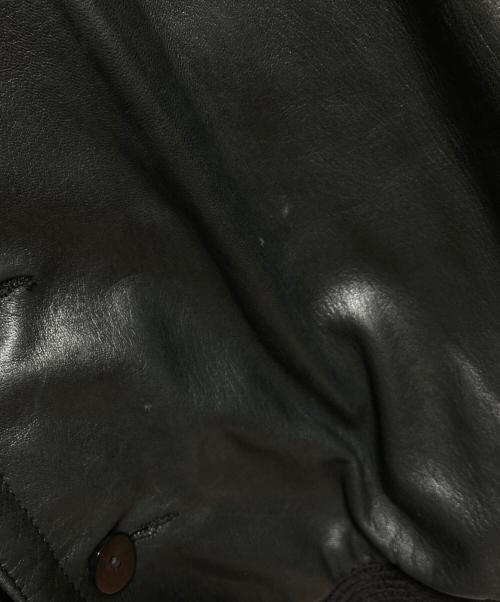 LANVIN BOUTIQUE（ランバン ブティック）LANVIN BOUTIQUE (ランバン ブティック) レザージャケット ブラック サイズ:不明の古着・服飾アイテム