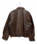 JOURNAL STANDARD (ジャーナルスタンダード) ラム ダッド レザー ヴィンテージ ジャケット ブラウン サイズ:M：23000円