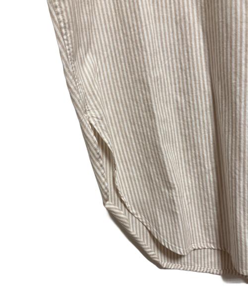 Spick and Span（スピック＆スパン）Spick and Span (スピック＆スパン) オックスルーズシャツ ホワイト×ベージュ サイズ:- 未使用品の古着・服飾アイテム