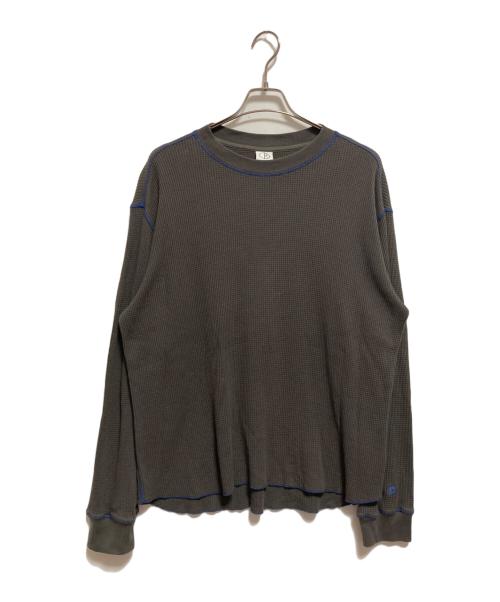 POLAR SKATE CO.（ポーラースケートカンパニー）POLAR SKATE CO. (ポーラースケートカンパニー) サーマルカットソー グレー サイズ:Lの古着・服飾アイテム