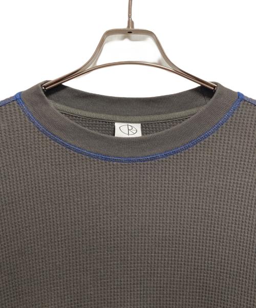 POLAR SKATE CO.（ポーラースケートカンパニー）POLAR SKATE CO. (ポーラースケートカンパニー) サーマルカットソー グレー サイズ:Lの古着・服飾アイテム