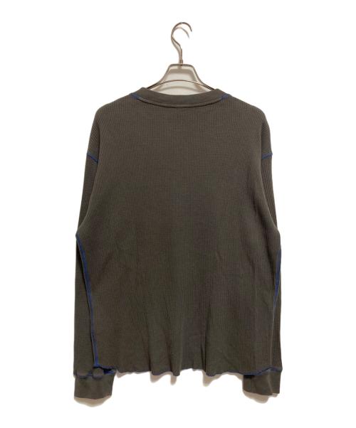 POLAR SKATE CO.（ポーラースケートカンパニー）POLAR SKATE CO. (ポーラースケートカンパニー) サーマルカットソー グレー サイズ:Lの古着・服飾アイテム