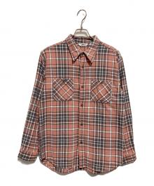 JOURNAL STANDARD×King Kole（ジャーナルスタンダード×キングコール）の古着「ネルチェックシャツ」｜グレー×ベージュ