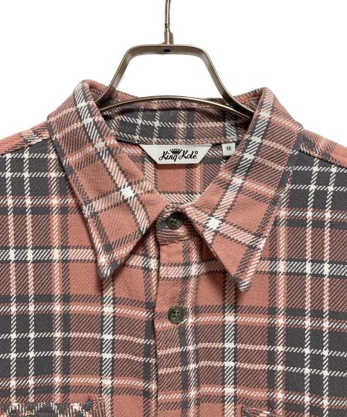 JOURNAL STANDARD（ジャーナルスタンダード）JOURNAL STANDARD (ジャーナルスタンダード) King Kole (キングコール) ネルチェックシャツ グレー×ベージュ サイズ:Mの古着・服飾アイテム