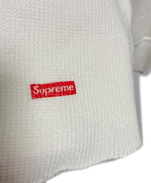Hanes（ヘインズ）Hanes (ヘインズ) SUPREME (シュプリーム) Bones Thermal Crew ホワイト サイズ:Lの古着・服飾アイテム
