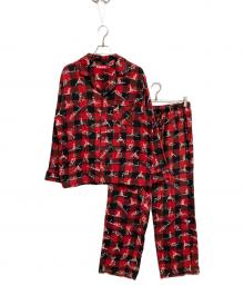 SUPREME×Hanes（シュプリーム×ヘインズ）の古着「Holiday Pajama Set Plaid」｜レッド