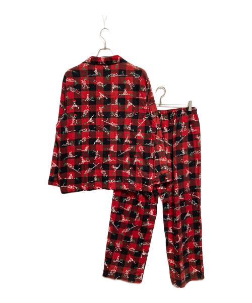 SUPREME（シュプリーム）SUPREME (シュプリーム) Hanes (ヘインズ) Holiday Pajama Set Plaid レッド サイズ:Mの古着・服飾アイテム