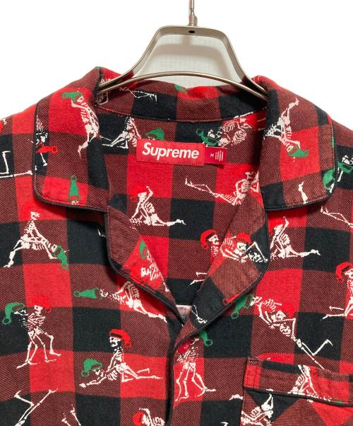 SUPREME（シュプリーム）SUPREME (シュプリーム) Hanes (ヘインズ) Holiday Pajama Set Plaid レッド サイズ:Mの古着・服飾アイテム