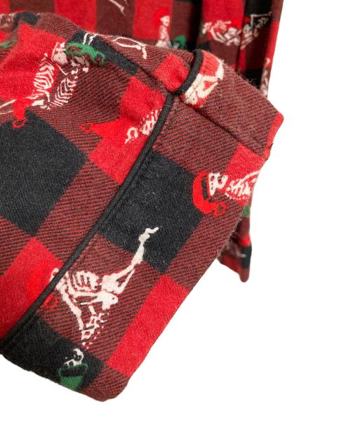 SUPREME（シュプリーム）SUPREME (シュプリーム) Hanes (ヘインズ) Holiday Pajama Set Plaid レッド サイズ:Mの古着・服飾アイテム