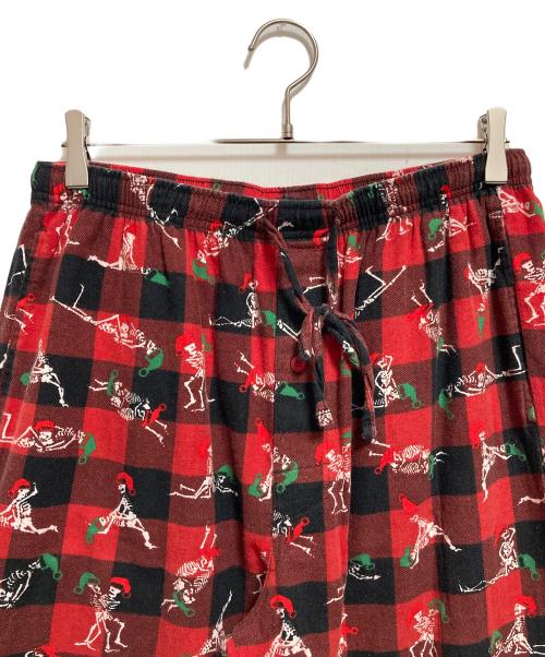 SUPREME（シュプリーム）SUPREME (シュプリーム) Hanes (ヘインズ) Holiday Pajama Set Plaid レッド サイズ:Mの古着・服飾アイテム