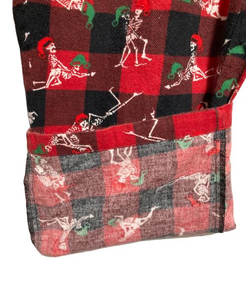 SUPREME（シュプリーム）SUPREME (シュプリーム) Hanes (ヘインズ) Holiday Pajama Set Plaid レッド サイズ:Mの古着・服飾アイテム