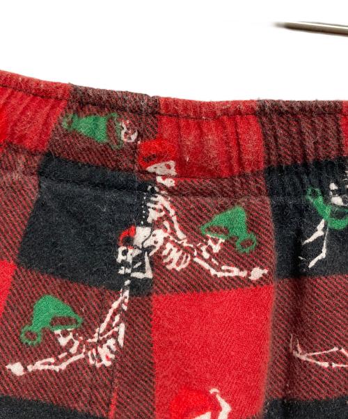 SUPREME（シュプリーム）SUPREME (シュプリーム) Hanes (ヘインズ) Holiday Pajama Set Plaid レッド サイズ:Mの古着・服飾アイテム