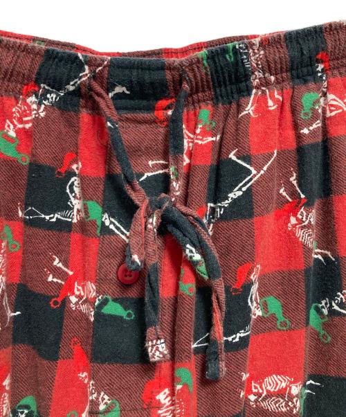 SUPREME（シュプリーム）SUPREME (シュプリーム) Hanes (ヘインズ) Holiday Pajama Set Plaid レッド サイズ:Mの古着・服飾アイテム