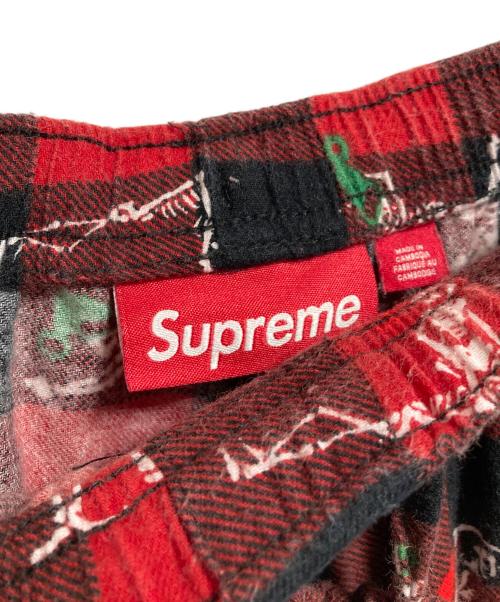 SUPREME（シュプリーム）SUPREME (シュプリーム) Hanes (ヘインズ) Holiday Pajama Set Plaid レッド サイズ:Mの古着・服飾アイテム