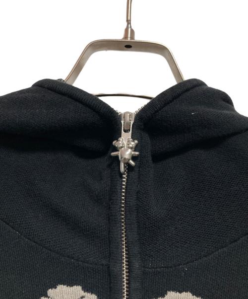 Heaven by Marc Jacobs（ヘブンバイマークジェイコブス）Heaven by Marc Jacobs (ヘブンバイマークジェイコブス) skull bone hoodie グレー サイズ:Sの古着・服飾アイテム