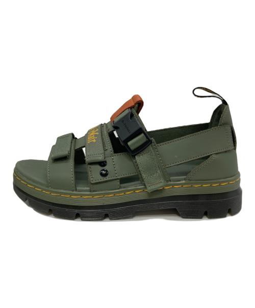 Dr.Martens（ドクターマーチン）Dr.Martens (ドクターマーチン) ベルクロサンダル オリーブ サイズ:US8の古着・服飾アイテム