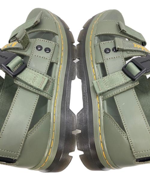 Dr.Martens（ドクターマーチン）Dr.Martens (ドクターマーチン) ベルクロサンダル オリーブ サイズ:US8の古着・服飾アイテム