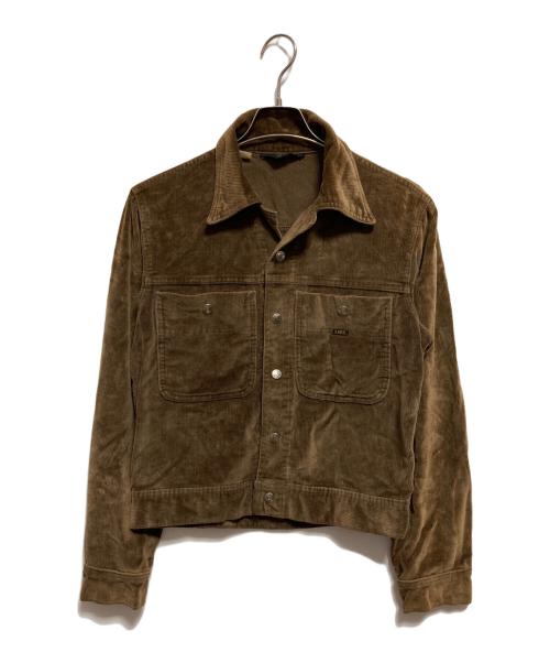 LEE（リー）LEE (リー) ベロアトラッカージャケット ブラウン サイズ:不明の古着・服飾アイテム