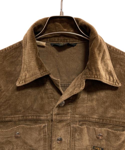 LEE（リー）LEE (リー) ベロアトラッカージャケット ブラウン サイズ:不明の古着・服飾アイテム