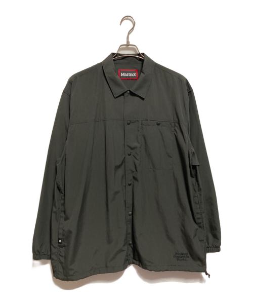 MARMOT（マーモット）Marmot (マーモット) URBAN RESEARCH DOORS (アーバンリサーチドアーズ) 別注コーチジャケット ブラック サイズ:XLの古着・服飾アイテム