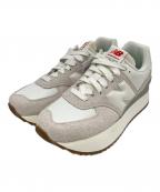 NEW BALANCEニューバランス）の古着「WL574ZQDローカットスニーカー」｜ベージュ