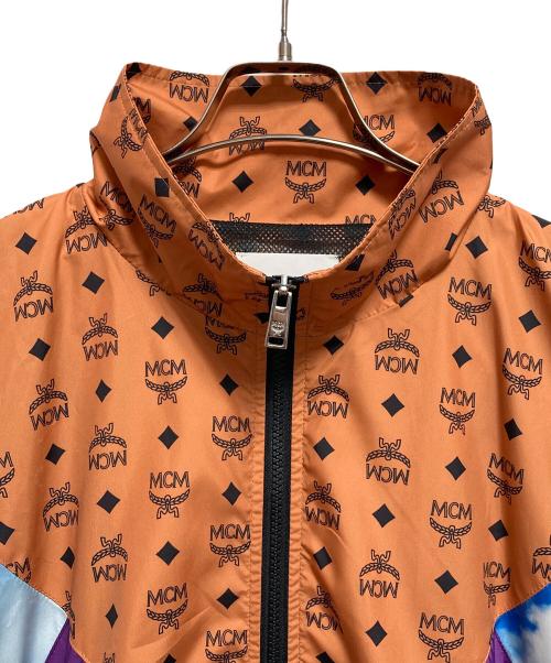 MCM（エムシーエム）MCM (エムシーエム) PHENOMENON (フェノメノン) コラボトラックジャケット ブラウン×ブルー サイズ:Lの古着・服飾アイテム