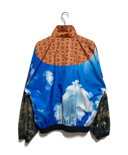 MCM（エムシーエム）MCM (エムシーエム) PHENOMENON (フェノメノン) コラボトラックジャケット ブラウン×ブルー サイズ:Lの古着・服飾アイテム