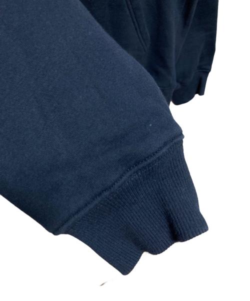 Champion（チャンピオン）Champion (チャンピオン) Supreme (シュプリーム) 17SS Satin Logo Hooded Sweatshirt ネイビー サイズ:Mの古着・服飾アイテム