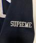 中古・古着 Champion (チャンピオン) Supreme (シュプリーム) 17SS Satin Logo Hooded Sweatshirt ネイビー サイズ:M：8000円