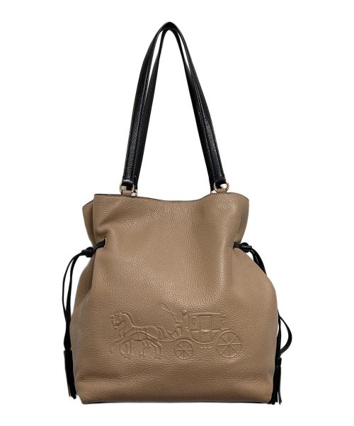COACH（コーチ）COACH (コーチ) アンディ トートバッグ ベージュの古着・服飾アイテム